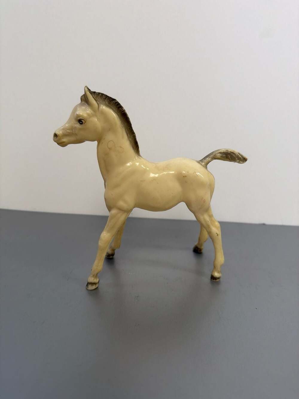 Vintage Breyer Alabaster Arabian Foal Horse Figurine #9